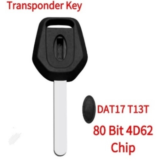2008-2011 Subaru-DAT17 T13Transponder Key 80 Bit 4D62 Chip(Aftermarket chip/OEM chip )(No logo)